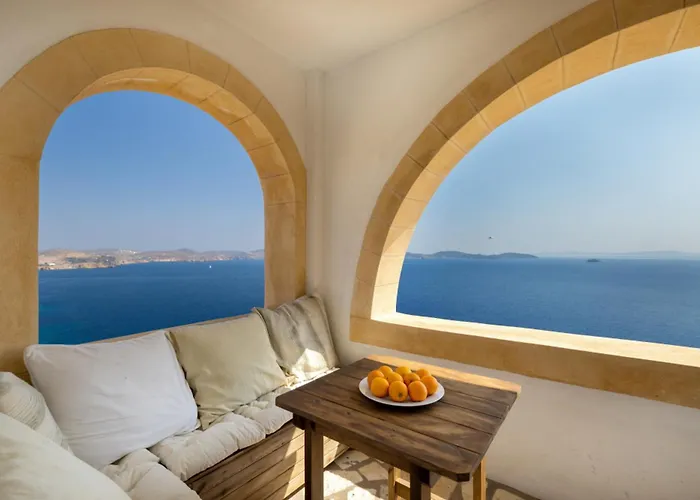 Slow Luxury Hideaway Sophia, Tatyana And Leda With Panorama And Pool Villa Pátmos