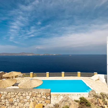 Slow Luxury Hideaway Sophia, Tatyana And Leda With Panorama And Pool Villa Pátmos