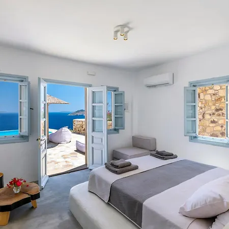 Villa Slow Luxury Hideaway Sophia, Tatyana And Leda With Panorama And Pool Pátmos