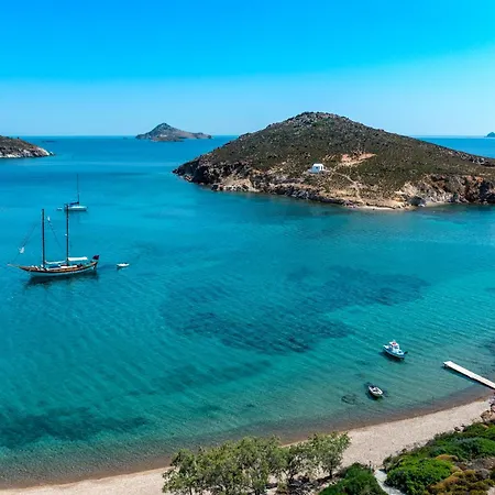 Slow Luxury Hideaway Sophia, Tatyana And Leda With Panorama And Pool Villa Pátmos