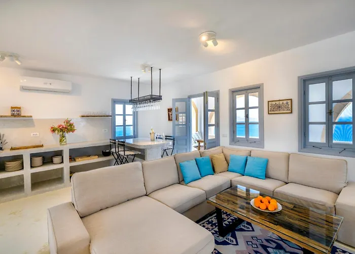 فيلة Slow Luxury Hideaway Sophia, Tatyana And Leda With Panorama And Pool Pátmos