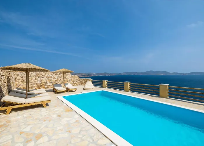 فيلة Slow Luxury Hideaway Sophia, Tatyana And Leda With Panorama And Pool *