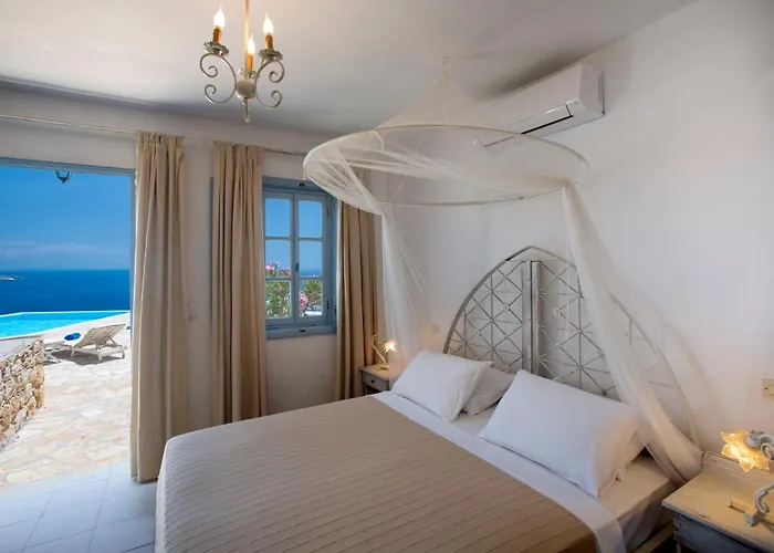 فيلة Slow Luxury Hideaway Sophia, Tatyana And Leda With Panorama And Pool Pátmos