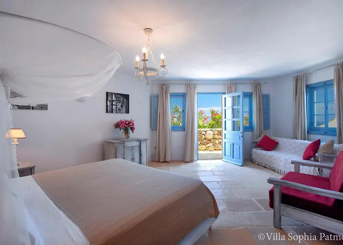 Slow Luxury Hideaway Sophia, Tatyana And Leda With Panorama And Pool Pátmos