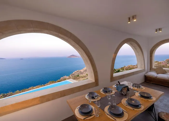 Slow Luxury Hideaway Sophia, Tatyana And Leda With Panorama And Pool * Pátmos